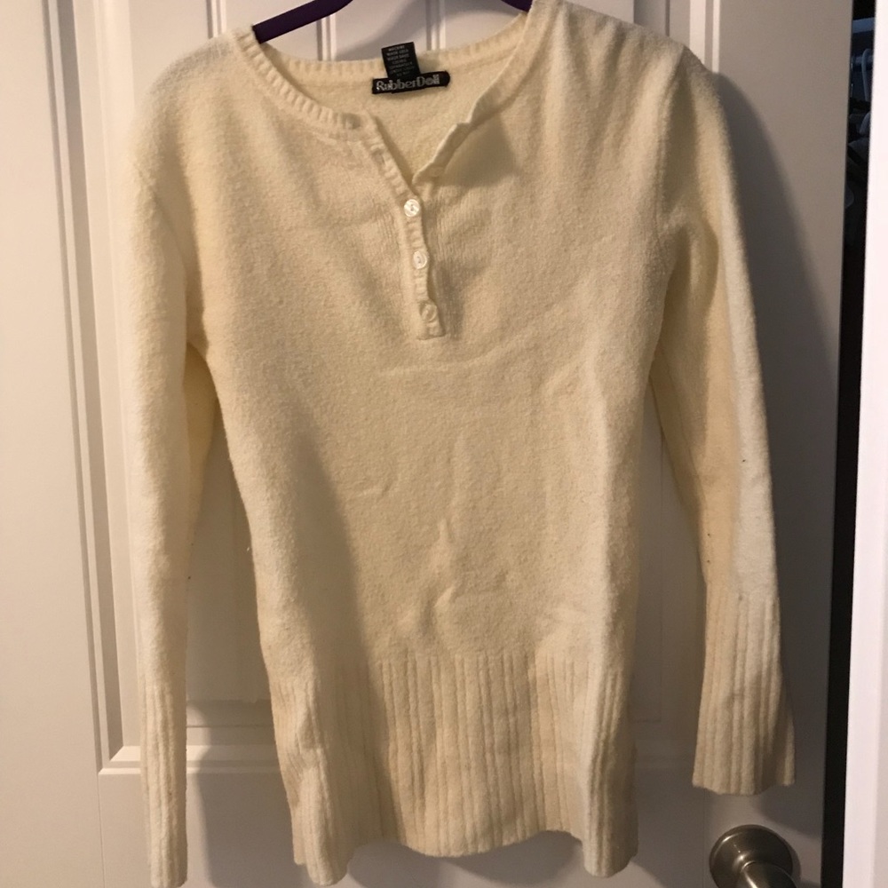 Cream sweater